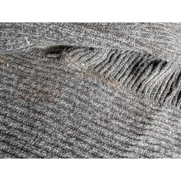 Tommy Hilfiger Mens Gray Knit Cotton Sweater With Embroidered Crest Logo Size L - Picture 4 of 8